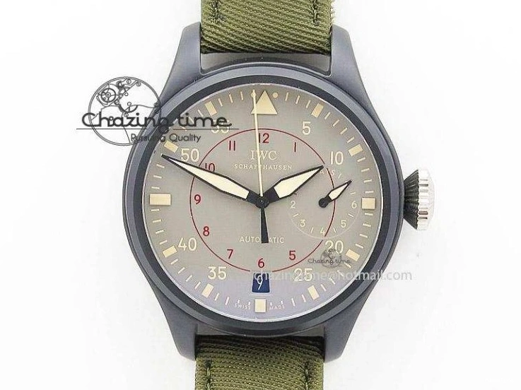 MIROTIME 0218 Aquatimer Chrono IW376803 V6F 1:1 Best Edition Gray Dial on Rubber Strap A FlexibleFit 7153
